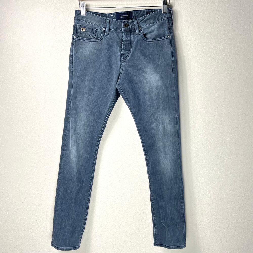 Scotch &‎ Soda Jeans Mens 28x30 Ralston Gray Button Fly Amsterdam Blauw